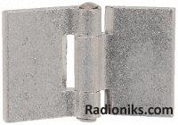 Al undrilled small hinge,50x32x3mm (1 Pack of 2)