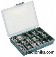 ZnPt steel cross pan/csk head screw kit