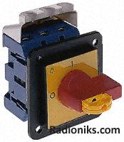 3pole IP65 panel switch isolator,250A Ie