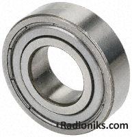 Single row radial ballbearing,2Z 12mm ID