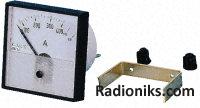 Round cut out moving iron ammeter,10A