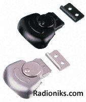 Rotary action draw steel latch (1 Pack of 2)