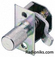 Adjustable grip latch with knurled head