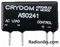 SIL solid state relay,1.5A 12-280Vac