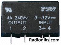 SIL solid state relay,3A 12-280Vac