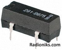 SPNO reed relay,0.5A 24Vdc coil