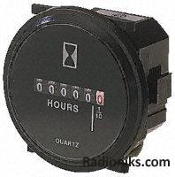 Round hour meter,10-80Vdc 58.7mm OD