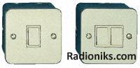 Metalclad 2 way  double switch,6A