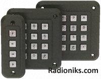 IP65 16 key calculator format keypad