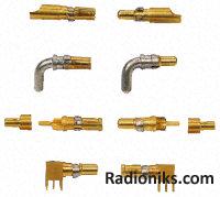 Right angle PCB power D contact,Plug 20A