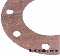 Nat Rubber 3mm ASA fullface gasket,2inID (1 Pack of 5)