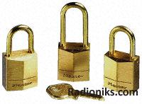 Brass shackle padlock kit,3x15mm