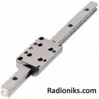 Aluminium roller guide rail,350Lx25Wmm