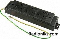 3 way desk power module,13A 230Vac