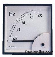 DIN specification frequencymeter,48x48mm