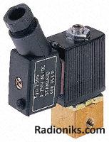 3/2 way solenoid valve,1/8in port 230Vac