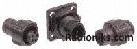 IP67 series100 4way Inline socket,5A