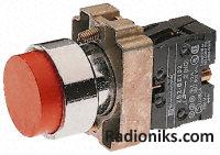 IP65 NC non illum red pushbutton switch