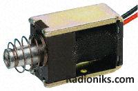 Pull action latching solenoid,3W 12Vdc