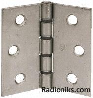 S/steel hinge w/nylon washer,80x75x2.5mm (1 Pack of 2)