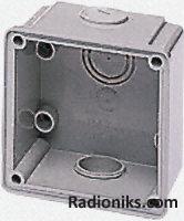 IP66 1 gang deep weather seal back box