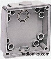 IP66 1gang shallow weather seal back box