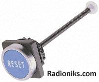 Round on sq reset button for RMQ switch