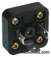 GDM 3P+E solder lug appliance plug,16A