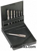 HSS left hand thread tap set,M3-M12