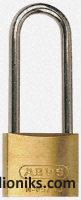 S/steel shackle brass padlock,40mm long