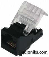 Cat5e RJ45 UTP punch free jack