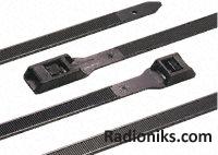 Cable Tie PA66 Hn-33-S-62 180x9mm Black (1 Box of 100)