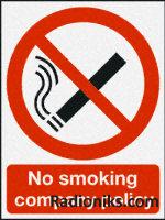 SAV label 'No smoking...policy'