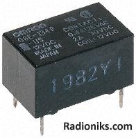 Low power SPCO PCB relay,3A 12Vdc coil