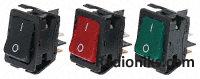 2P black splash proof rocker switch