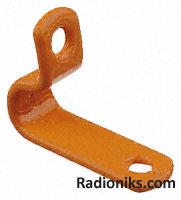 Orange mineral insul cable clip,size 34 (1 Bag of 50)