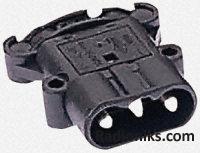 Chassis mount plug w/solder cont,80A 96V