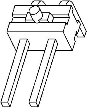 AMP MODU 2-economy r/a PCB header 4W (1 Bag of 10)