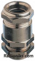 Cable gland, metal, M20, IP68 (1 Pack of 5)