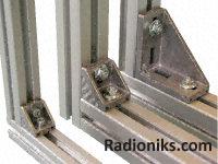 Angle bracket,8mm slot 30x60x60mm