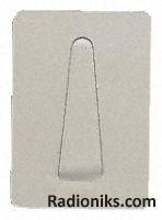 Self adhes cable clip,open end 32x22mm (1 Bag of 50)