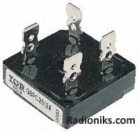 Bridge rectifier,GBPC2502A 25A 200V