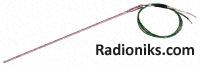 Type K insulated thermocouple,1.5x150mm