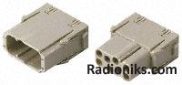 Han(R) EE HD male connector mod,16A 400V