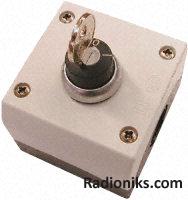 IP66 1NO 1NC enclosed key switch