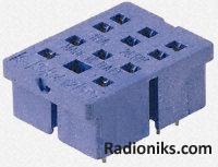 PCB mount DPCO relay socket (1 Pack of 3)