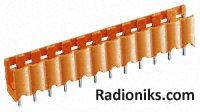 5 way vertical open ends PCB header