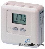 Digital display thermostat with delay