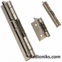 S/steel piano close style sprung hinge (1 Pack of 2)