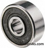 1row radial ball bearing,6301-DDU 12mmID